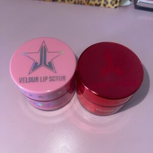 Jeffree Star Velour Lip Scrub Set - Pink and Red